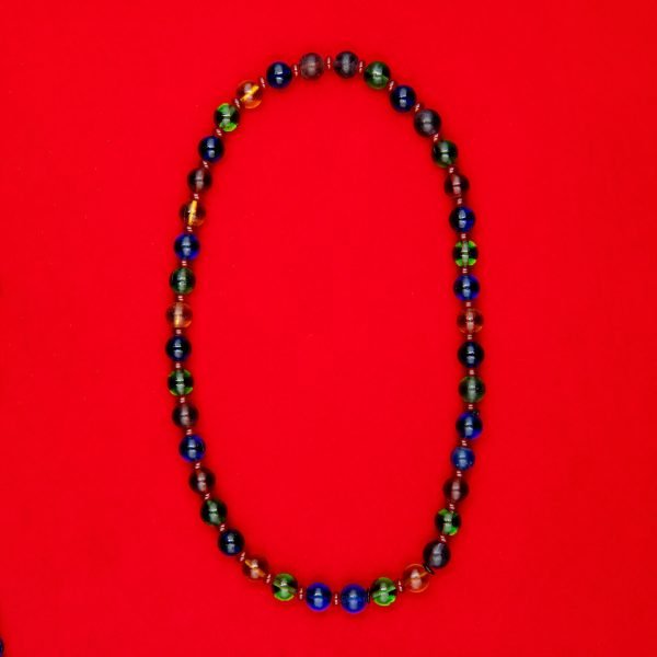 A Middle Qing Dynasty glass bead