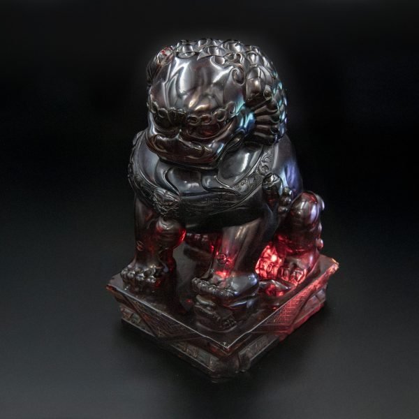 Guardian Lion (Foo Dog) Seal Qing Dynasty (1644–1912) Blood Amber