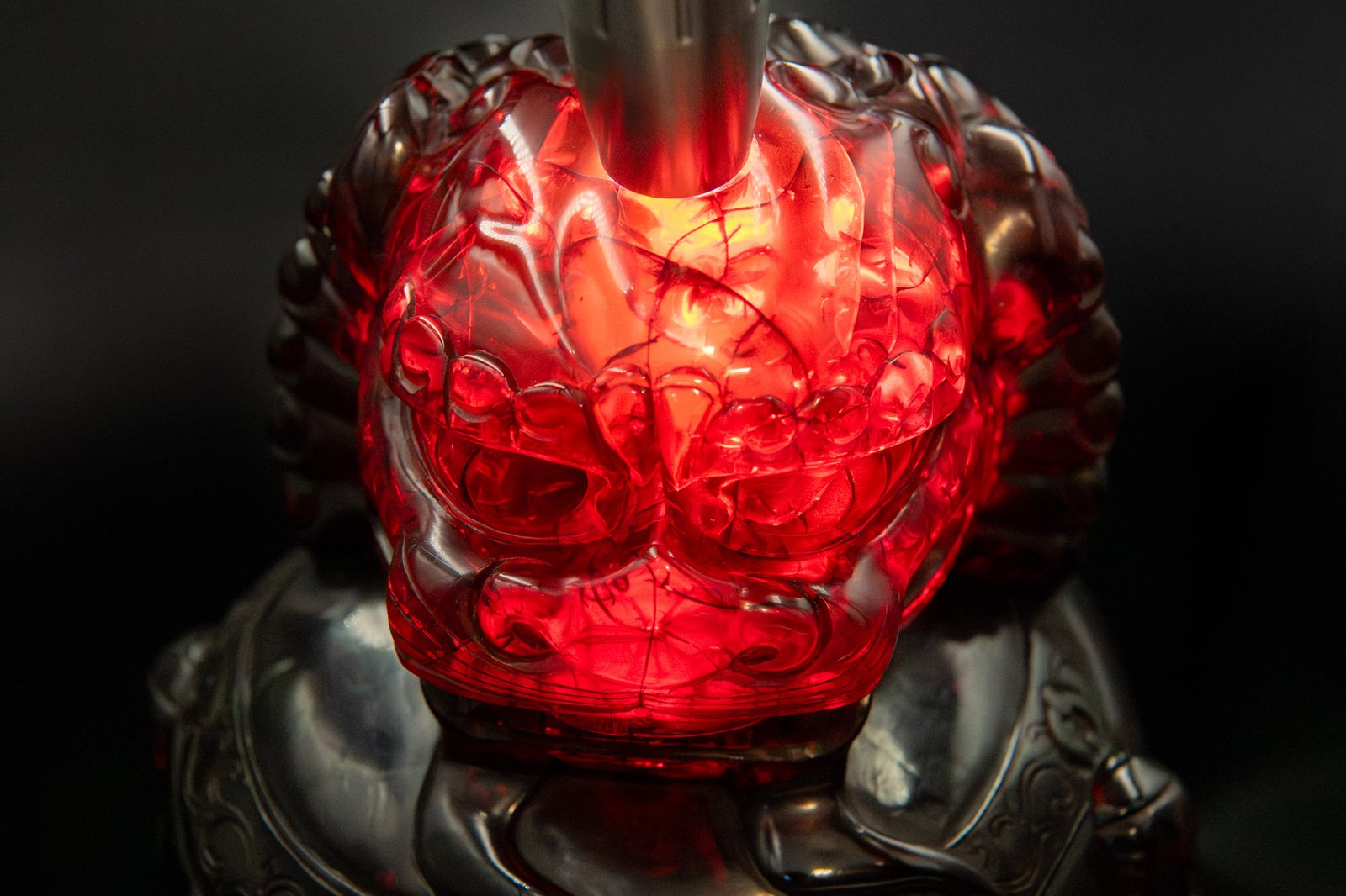 Guardian Lion (Foo Dog) Seal Qing Dynasty (1644–1912) Blood Amber - Image 4