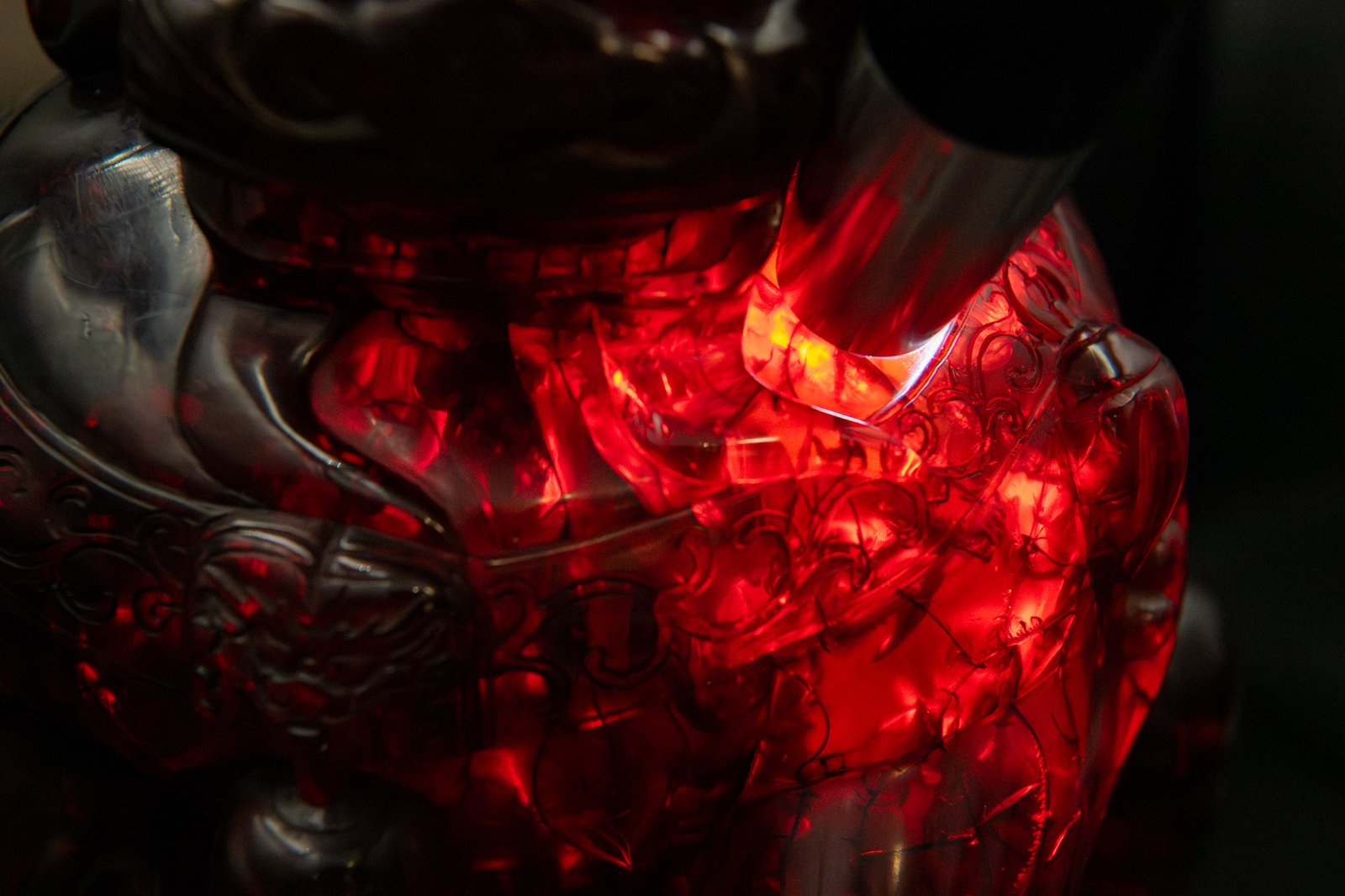 Guardian Lion (Foo Dog) Seal Qing Dynasty (1644–1912) Blood Amber - Image 5