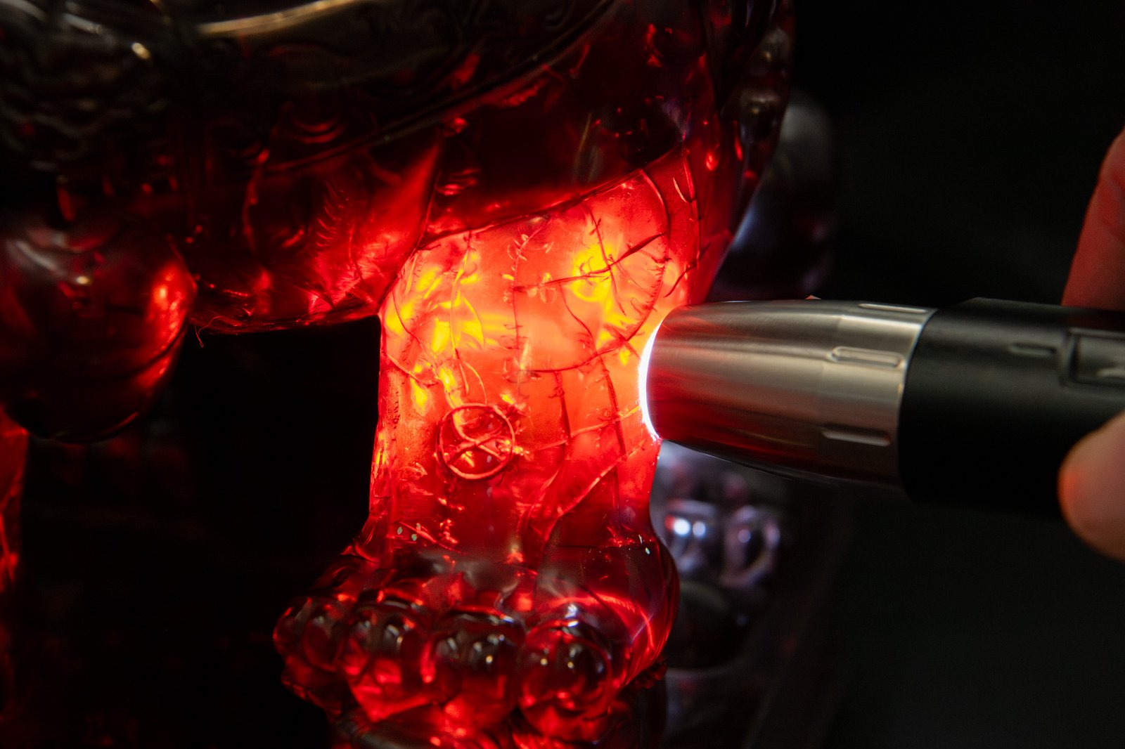 Guardian Lion (Foo Dog) Seal Qing Dynasty (1644–1912) Blood Amber - Image 6