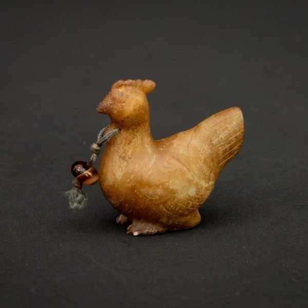 Western Han Dynasty jade carving in the form of a chick